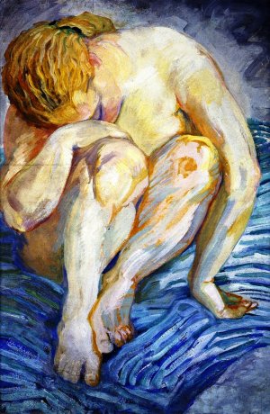 Nude Study by Franz Marc Oil Painting