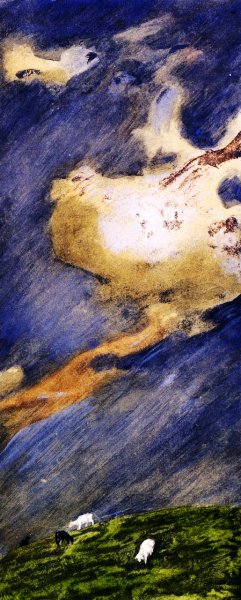 Main Product Photo of Peaceful Country Painting by Franz Marc