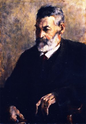 Portrait of the Artist's Father by Franz Marc Oil Painting