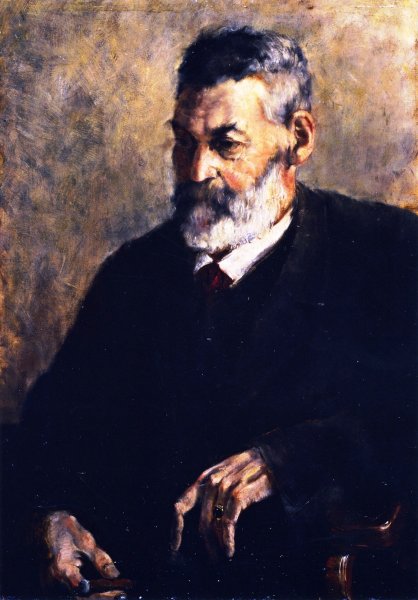 Portrait of the Artist's Father by Franz Marc - Hand-Painted Oil Painting Reproduction