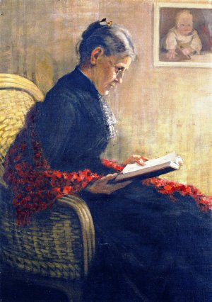 Portrait of the Artist's Mother by Franz Marc Oil Painting