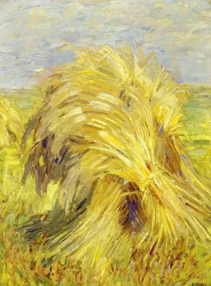 Sheaf of Grain by Franz Marc Oil Painting