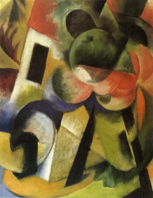 Small Composition II painting by Franz Marc
