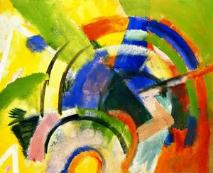 Small Composition IV by Franz Marc - Oil Painting Reproduction