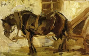 Small Horse Study Oil painting by Franz Marc