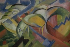 The Lamb Oil painting by Franz Marc