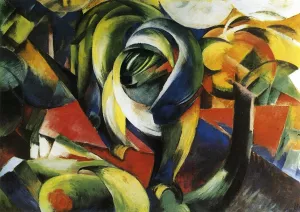 The Mandrill by Franz Marc Oil Painting