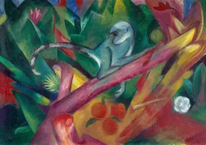The Monkey by Franz Marc Oil Painting