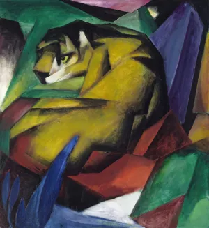 Tiger by Franz Marc Oil Painting