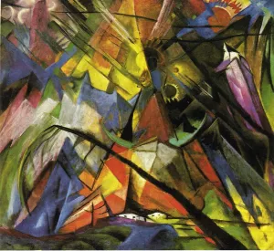 Tyrol painting by Franz Marc
