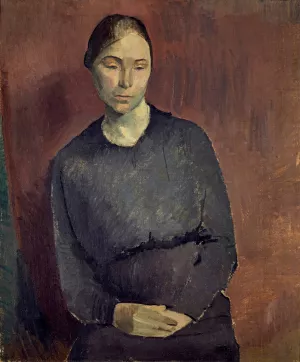 Portrait of a Woman Oil painting by Franz Marent