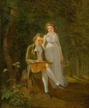 Portrait Of Jean Frederic D'ostervald Oil painting by Franz Niklaus Konig