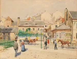 Vienna, Ratzenstadl by Franz Poledne Oil Painting