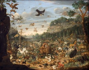 The Earth After The Fall Of Man by Franz Rosel Von Rosenhof Oil Painting