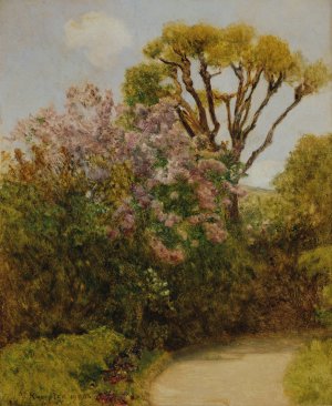 Landschaft by Franz Rumpler Oil Painting