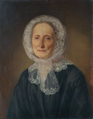 Die Mutter des Kunstlers by Franz Schrotzberg Oil Painting