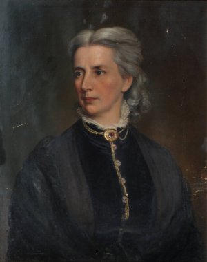 Grafin Szapary by Franz Schrotzberg Oil Painting