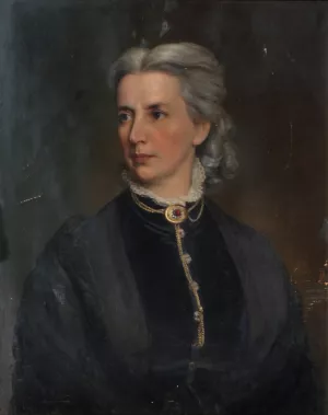 Grafin Szapary by Franz Schrotzberg Oil Painting