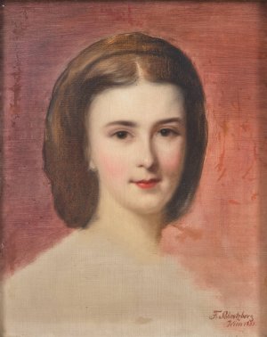Kaiserin Elisabeth by Franz Schrotzberg Oil Painting