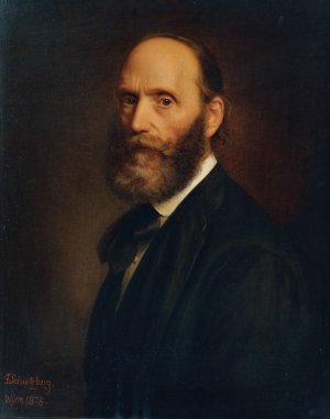 Selbstbildnis by Franz Schrotzberg Oil Painting