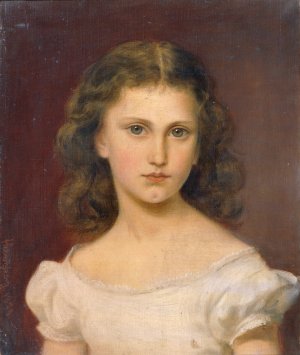 Sidonie Schrotzberg, die Tochter des Kunstlers by Franz Schrotzberg Oil Painting