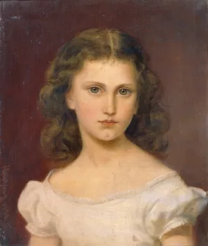 Sidonie Schrotzberg, die Tochter des Kunstlers by Franz Schrotzberg Oil Painting