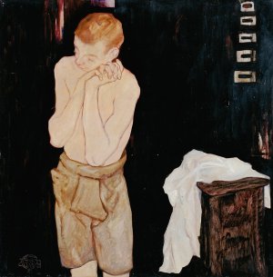 Debil by Franz Secky Oil Painting