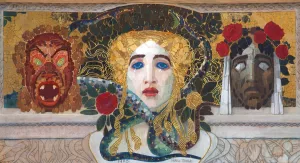 Entwurf fur ein Mosaik Oil painting by Franz Thiele