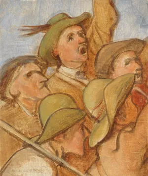 Bauern by Franz Von Defregger Oil Painting