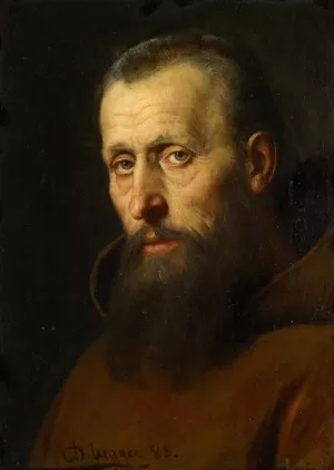 Father Haspinger by Franz Von Defregger Father Haspinger by Franz Von Defregger Oil Painting