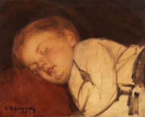 Robert by Franz Von Defregger Oil Painting