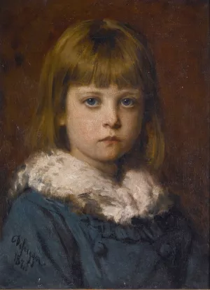 The little girl by Franz Von Defregger The little girl by Franz Von Defregger Oil Painting