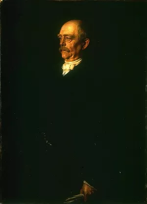 Bildnis Otto von Bismarck Oil painting by Franz Von Lenbach