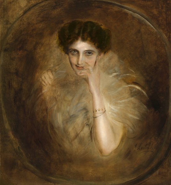 Main Product Photo of Lady Mary Victoria Leiter Curzon  Painting by Franz Von Lenbach