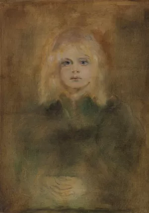Marion Lenbach, Tochter des Kunstlers by Franz Von Lenbach Oil Painting