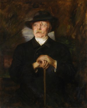 Otto von Bismarck by Franz Von Lenbach Oil Painting