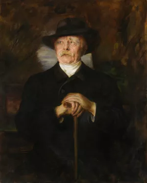 Otto von Bismarck by Franz Von Lenbach Oil Painting