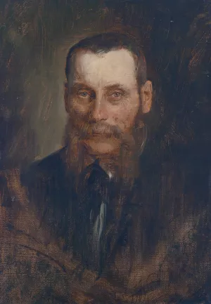 Portrait Georg Plach by Franz Von Lenbach Oil Painting
