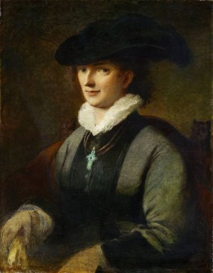 Princess Of Hohenlohe by Franz Von Lenbach Oil Painting