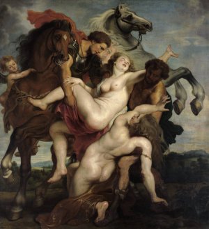 The Daughters of Leukypus by Franz Von Lenbach Oil Painting