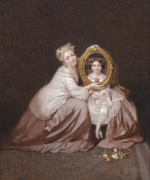 Das hubsche Kind by Franz Von Persoglia Oil Painting