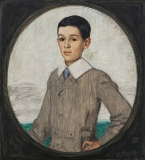 Alexander Saitzoff by Franz Von Stuck Oil Painting