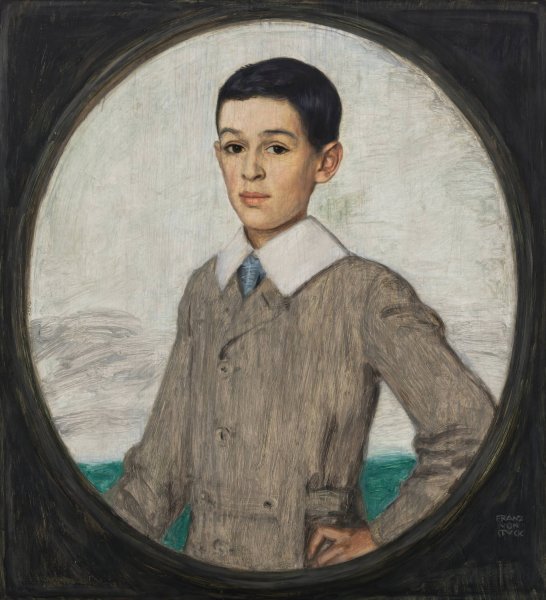 Alexander Saitzoff  by Franz Von Stuck - Hand-Painted Oil Painting Reproduction