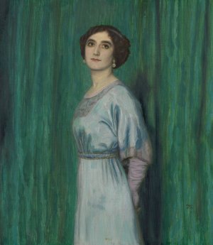 Bettina Heinemann by Franz Von Stuck Oil Painting