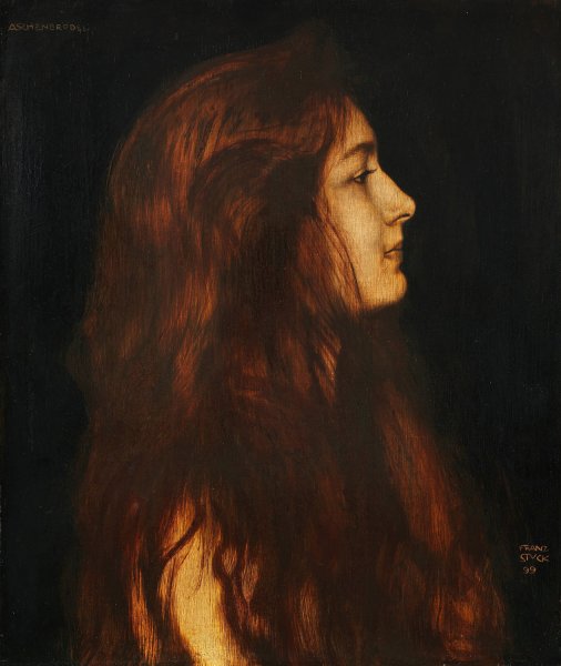 Cinderella  by Franz Von Stuck - Hand-Painted Oil Painting Reproduction