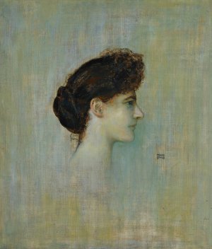 Damenbildnis by Franz Von Stuck Oil Painting