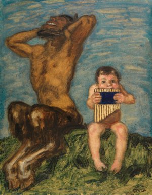 Dissonanz by Franz Von Stuck Oil Painting