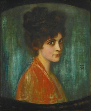 Frau Feez by Franz Von Stuck Oil Painting
