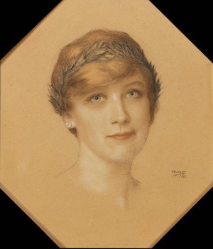 Frauenportrat by Franz Von Stuck Oil Painting