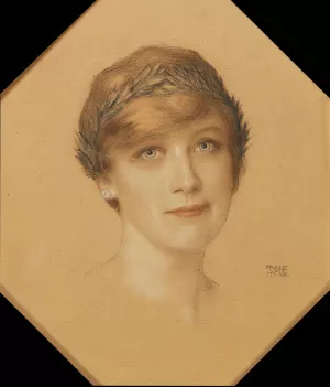 Frauenportrat by Franz Von Stuck Oil Painting